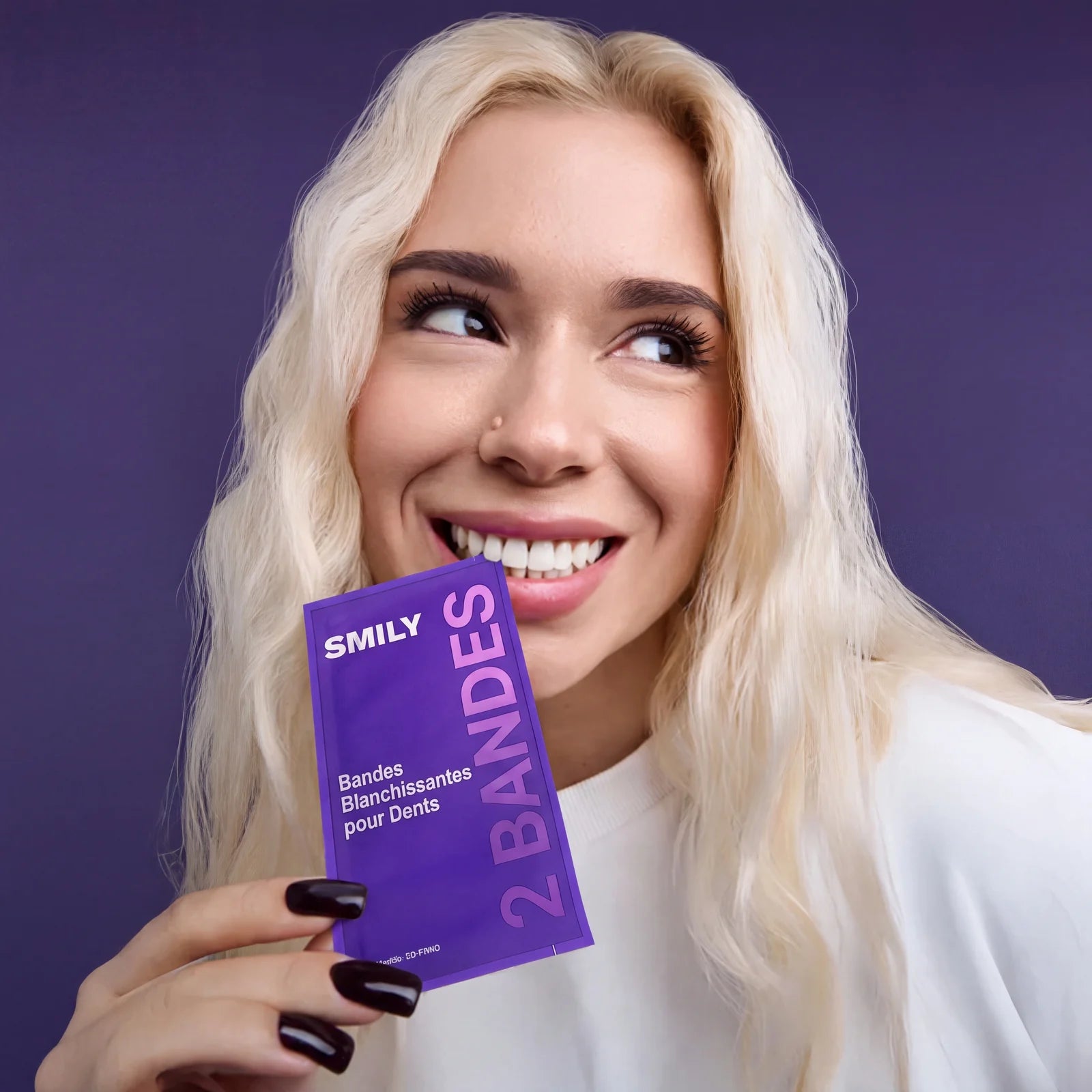 Bandes Blanchissantes Violettes SMILY