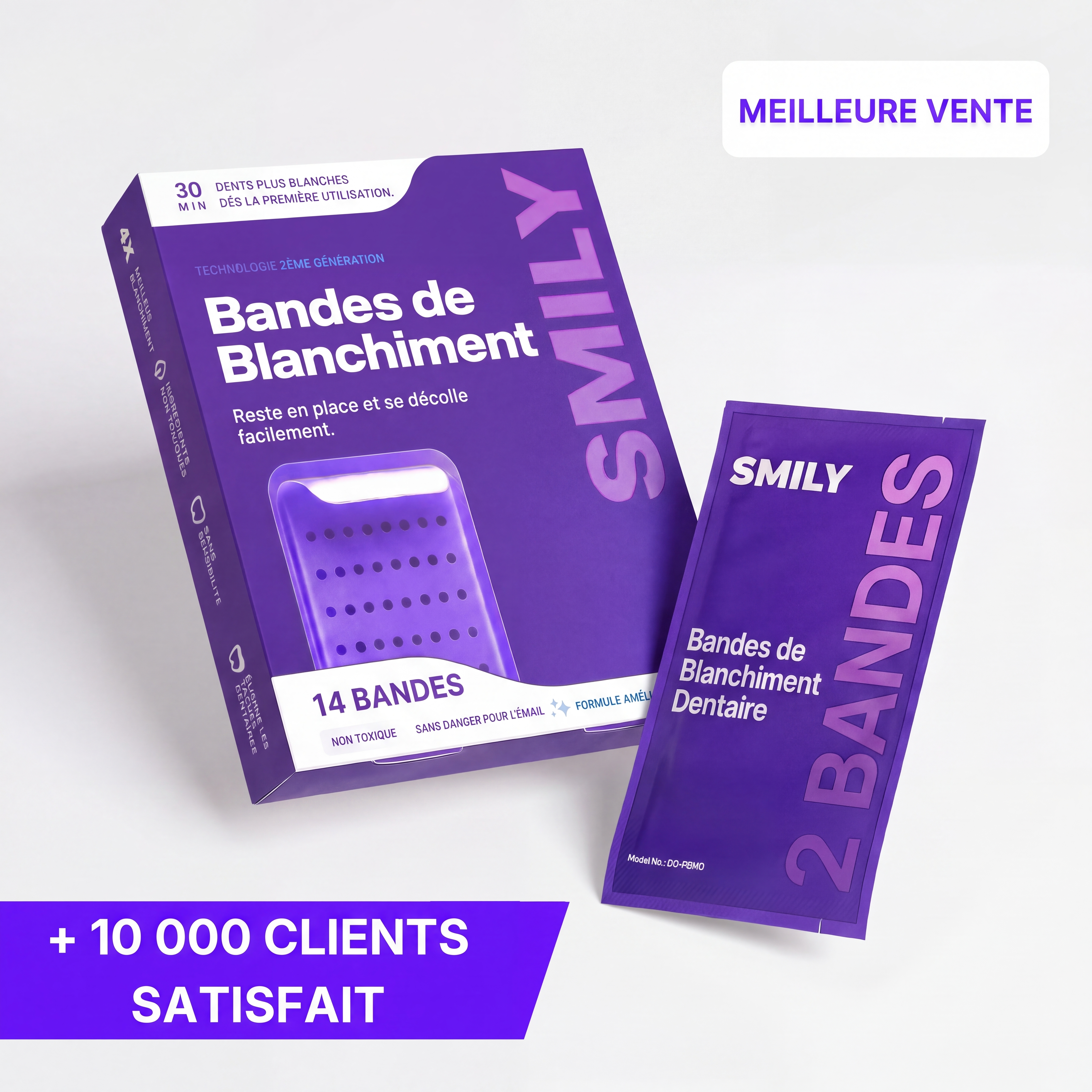 Bandes Blanchissantes Violettes